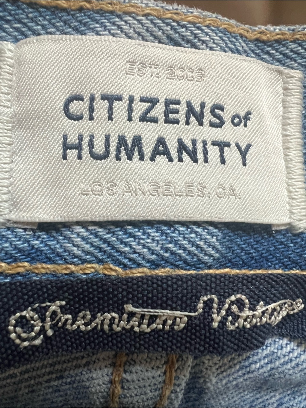 CITIZENS OF HUMANITY Eva Distressed Straight Leg Jeans 26 - Picture 2 of 14